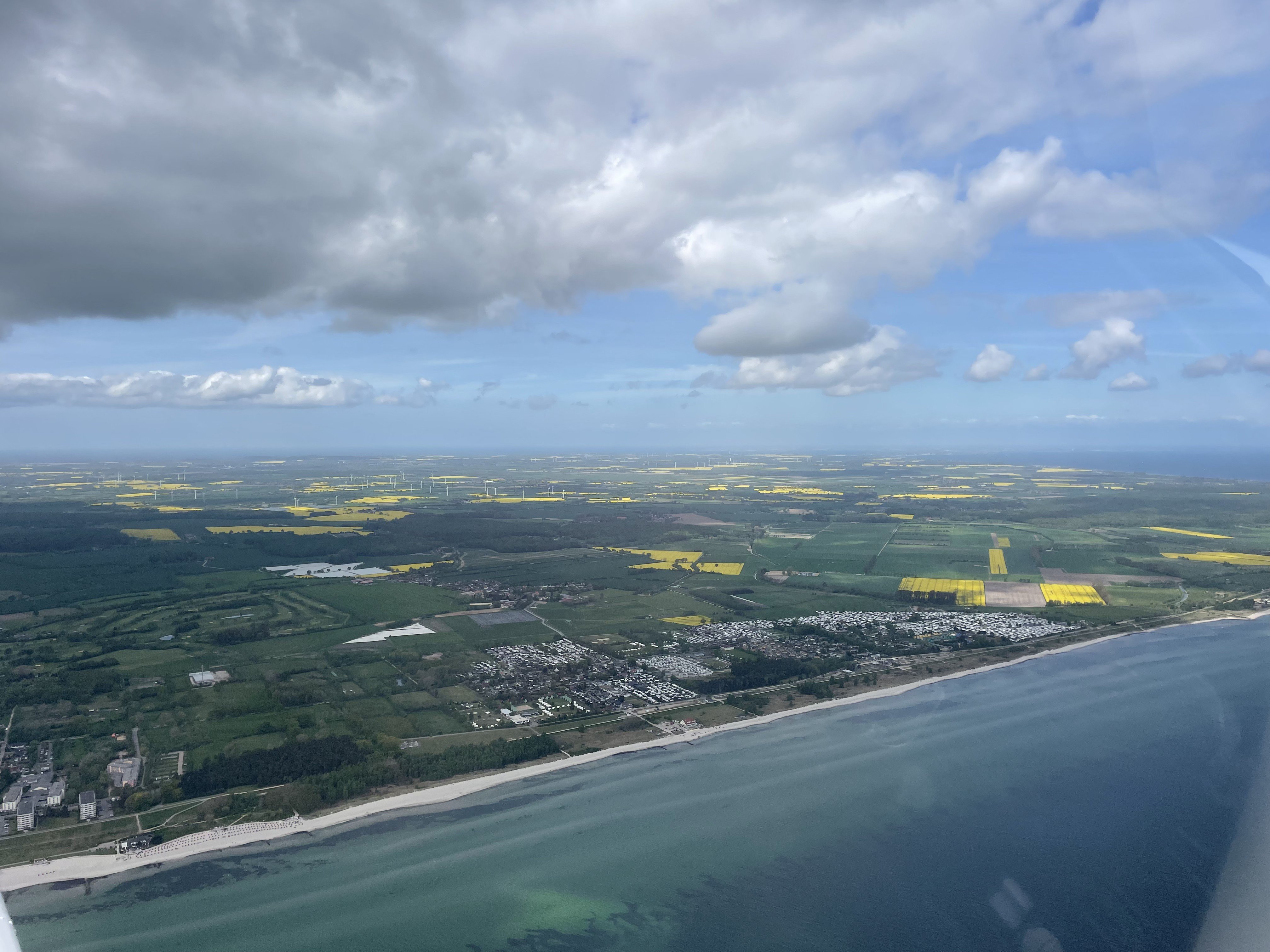 Flugzeug Rundflug für 3 Personen über Lübeck