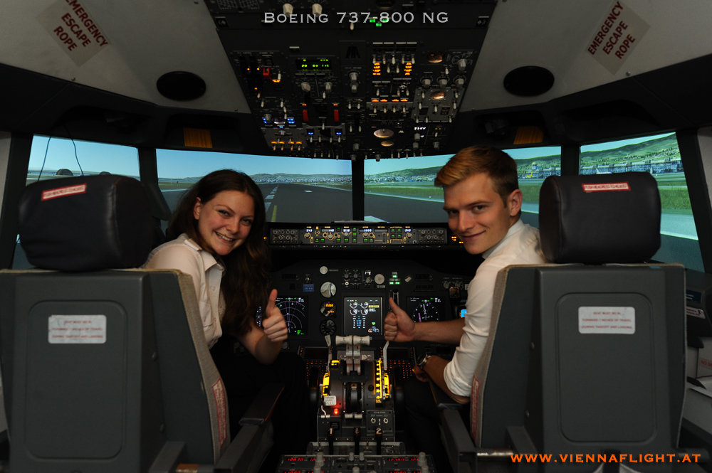 Flugsimulator Boeing 737 in Wien