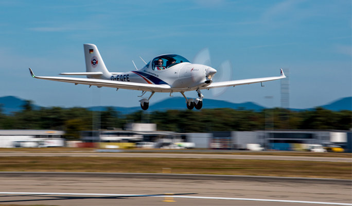 Flugzeug fliegen in Mengen